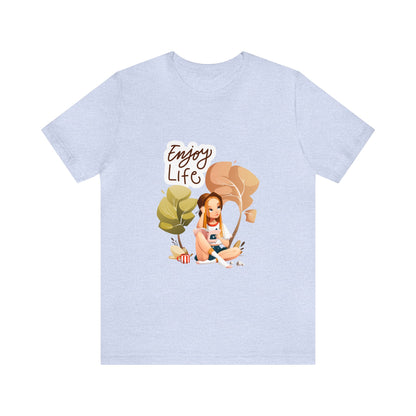Enjoy Life Customized Unisex Jersey Short Sleeve Tee