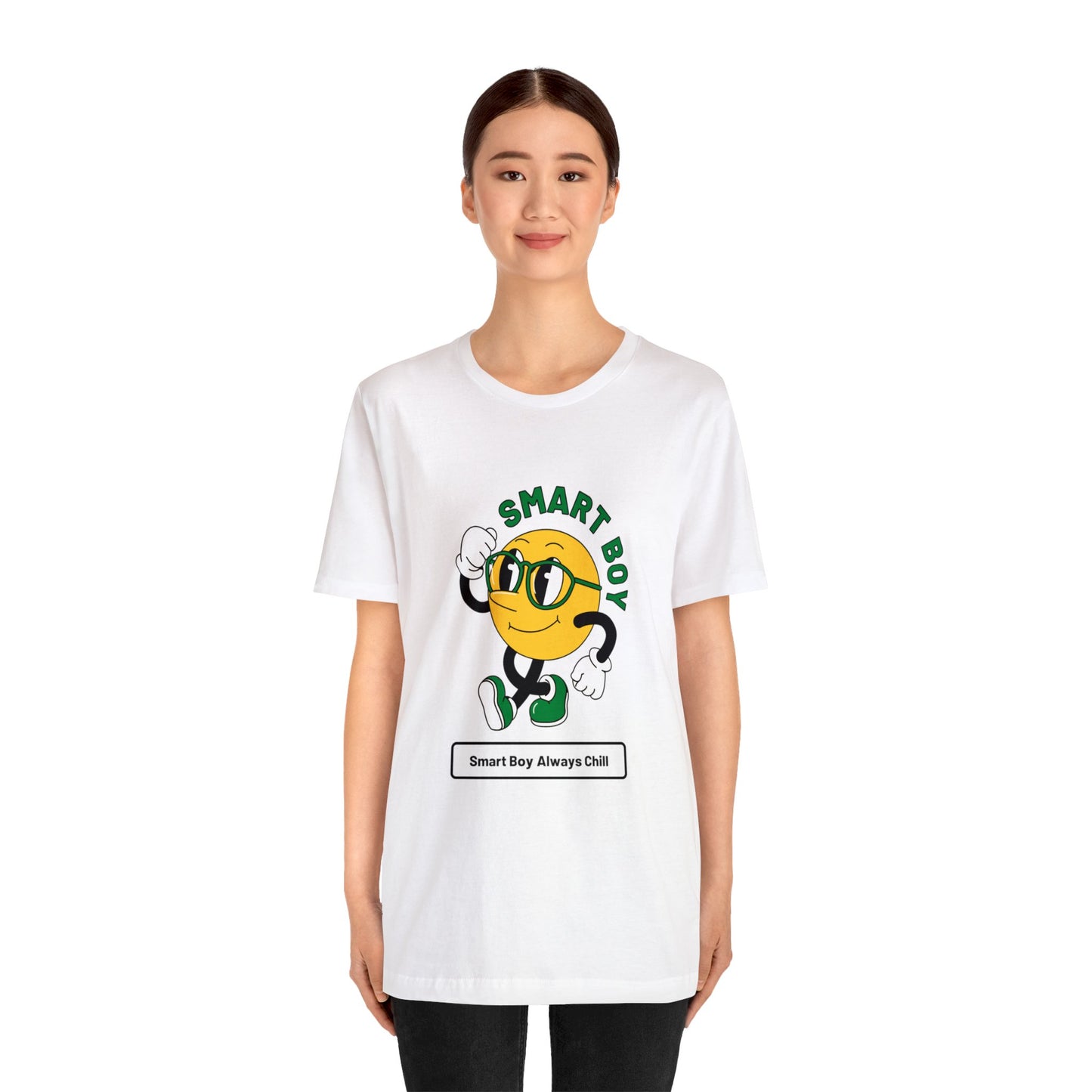 Smart Boy Always Chill Customized Unisex Jersey Short Sleeve Tee