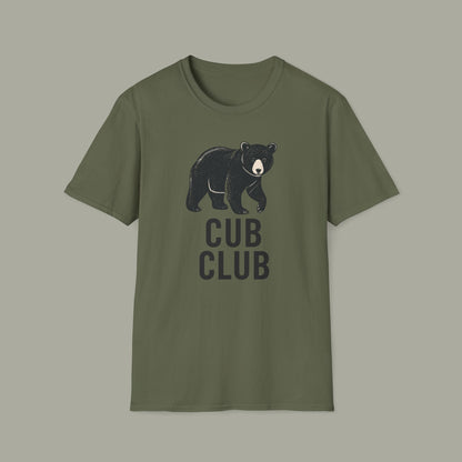 Cub Club T-Shirt — Cute Bear Cub Graphic Tee for Kids & Parents