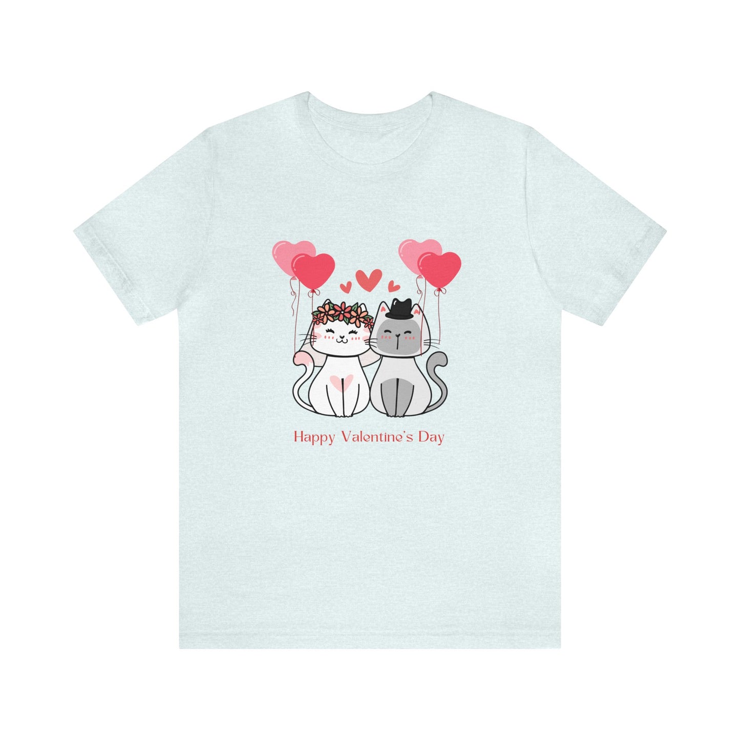 Happy Valentine's Day Unisex Jersey Short Sleeve Tee