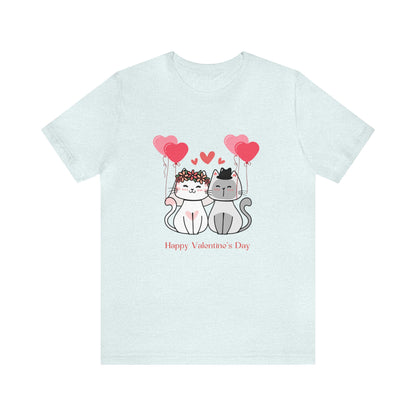 Happy Valentine's Day Unisex Jersey Short Sleeve Tee