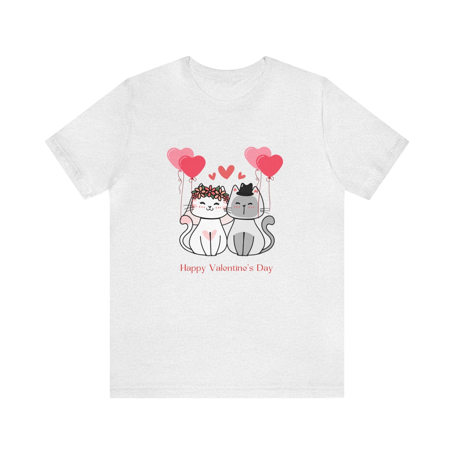 Happy Valentine's Day Unisex Jersey Short Sleeve Tee