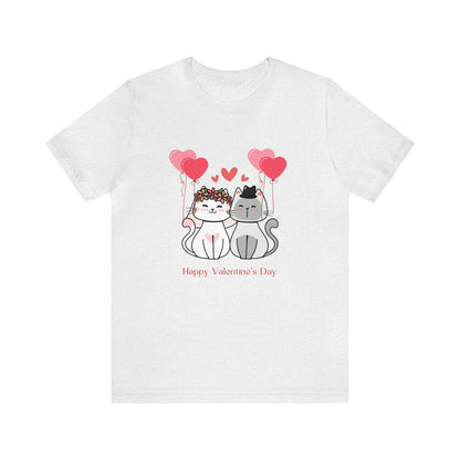 Happy Valentine's Day Unisex Jersey Short Sleeve Tee