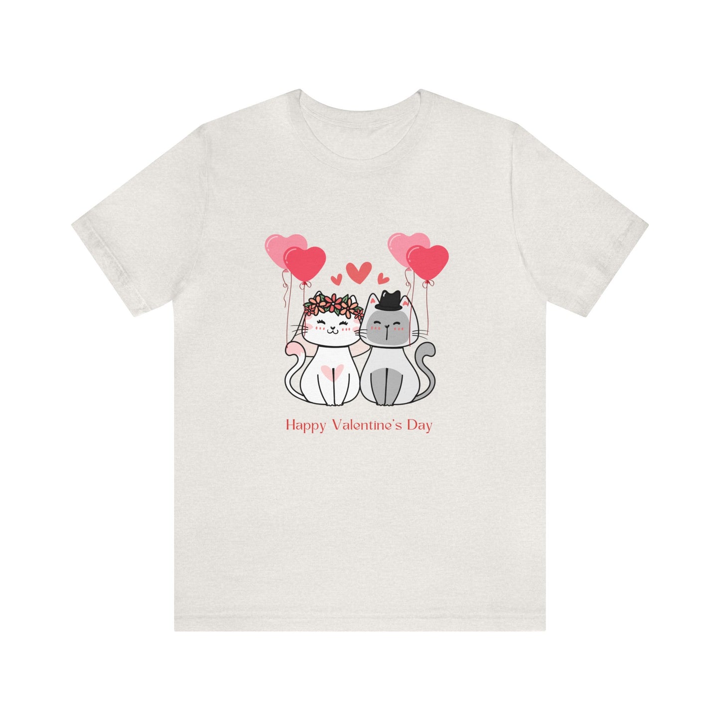 Happy Valentine's Day Unisex Jersey Short Sleeve Tee