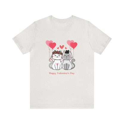 Happy Valentine's Day Unisex Jersey Short Sleeve Tee