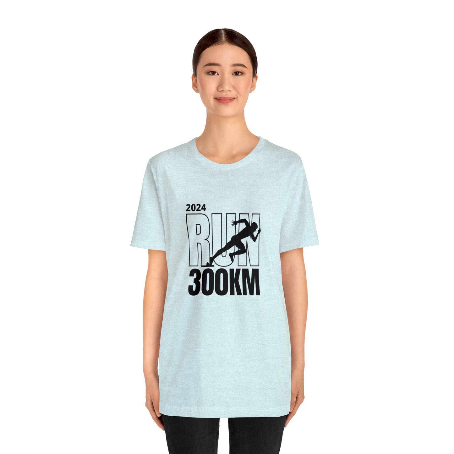 2024 Run And Move Fast Customized Unisex Jersey Short Sleeve Tee