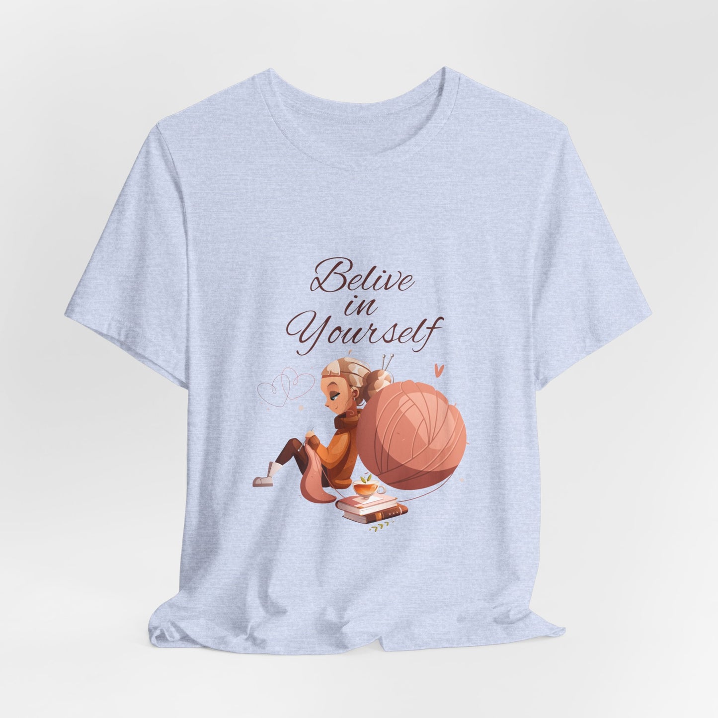 Believe in Yourself Customized Unisex Jersey Short Sleeve Tee