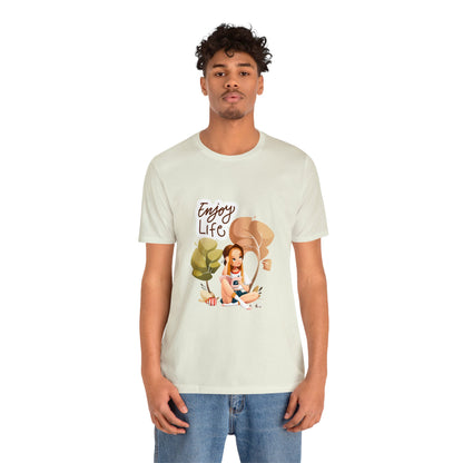 Enjoy Life Customized Unisex Jersey Short Sleeve Tee