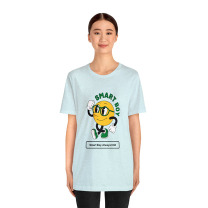 Smart Boy Always Chill Customized Unisex Jersey Short Sleeve Tee