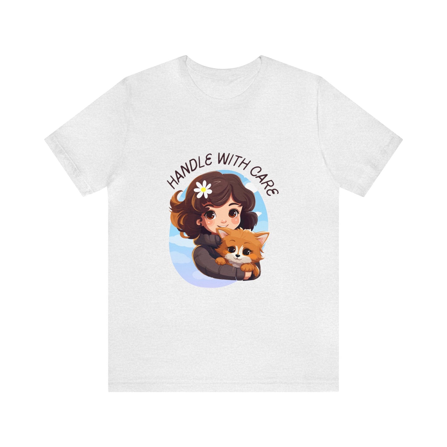 Handle With Care Customized Unisex Jersey Short Sleeve Tee