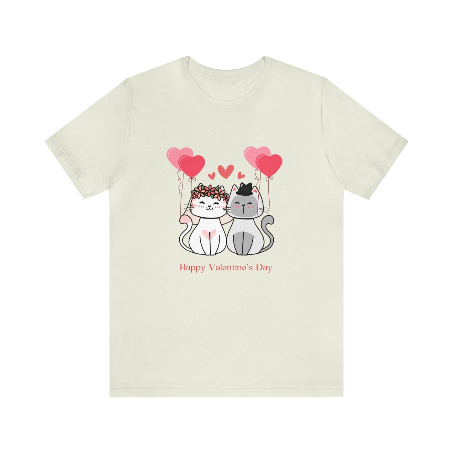 Happy Valentine's Day Unisex Jersey Short Sleeve Tee