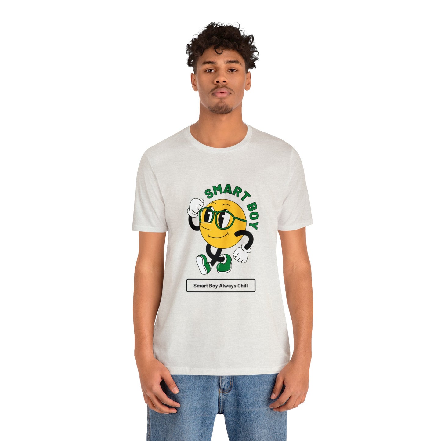 Smart Boy Always Chill Customized Unisex Jersey Short Sleeve Tee
