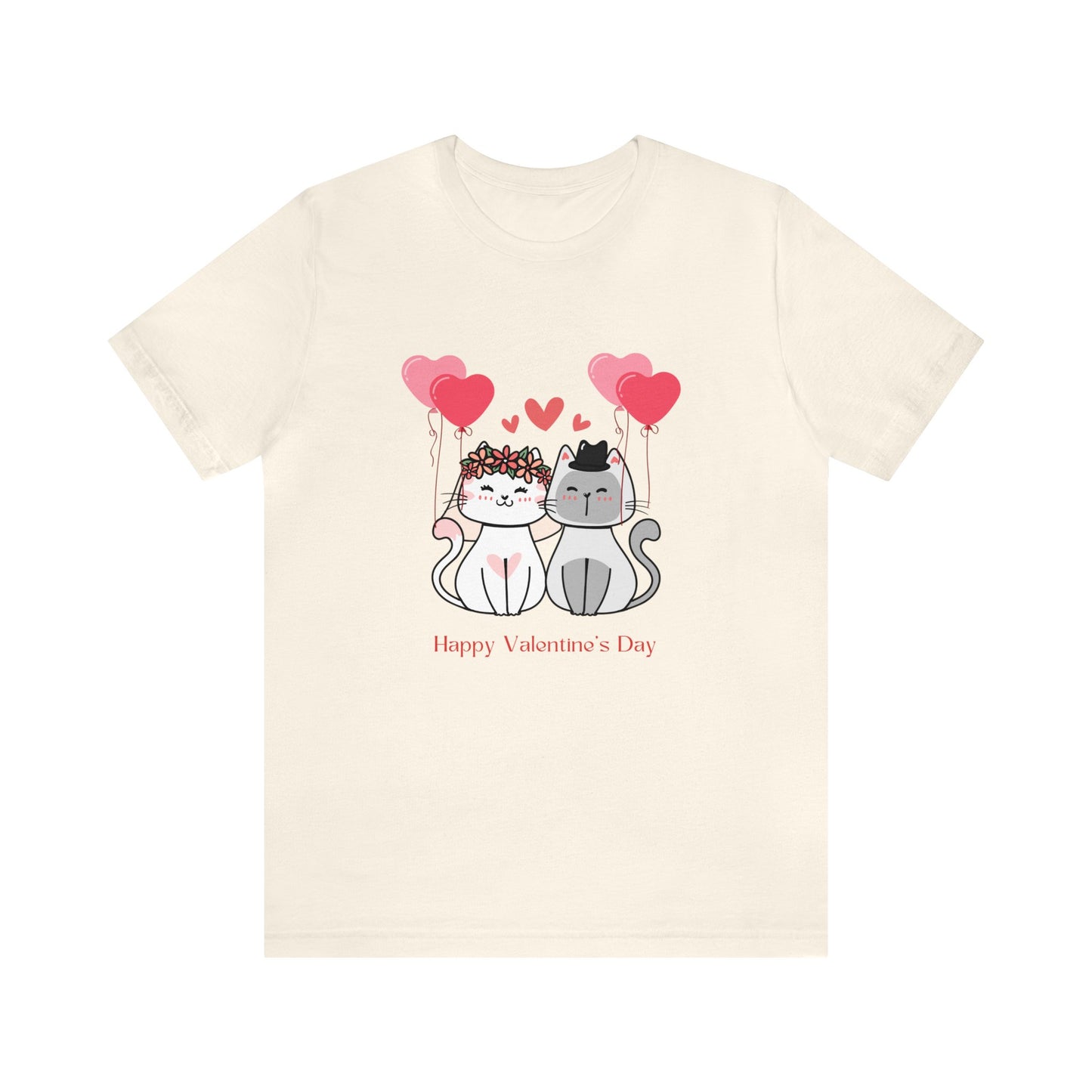 Happy Valentine's Day Unisex Jersey Short Sleeve Tee