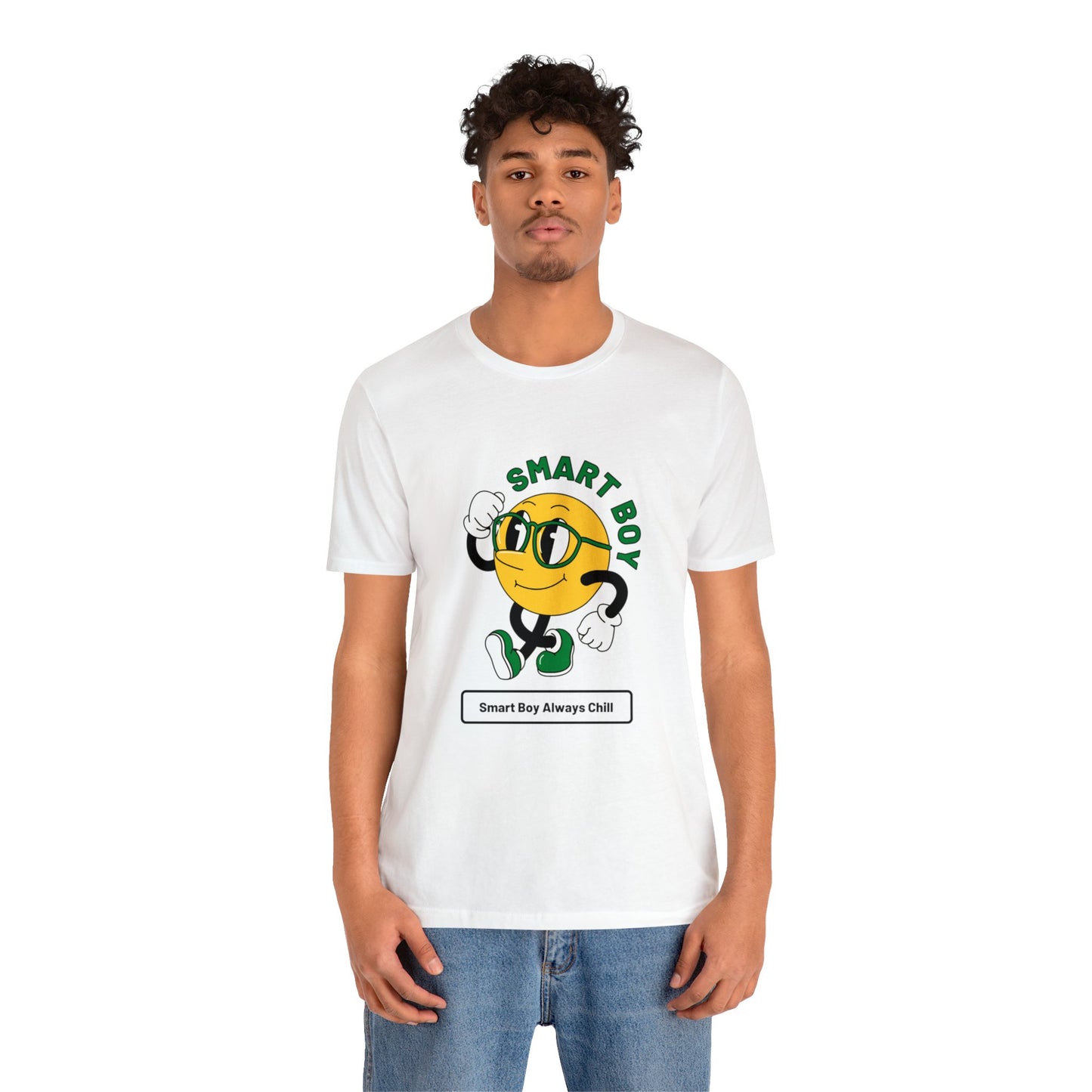 Smart Boy Always Chill Customized Unisex Jersey Short Sleeve Tee