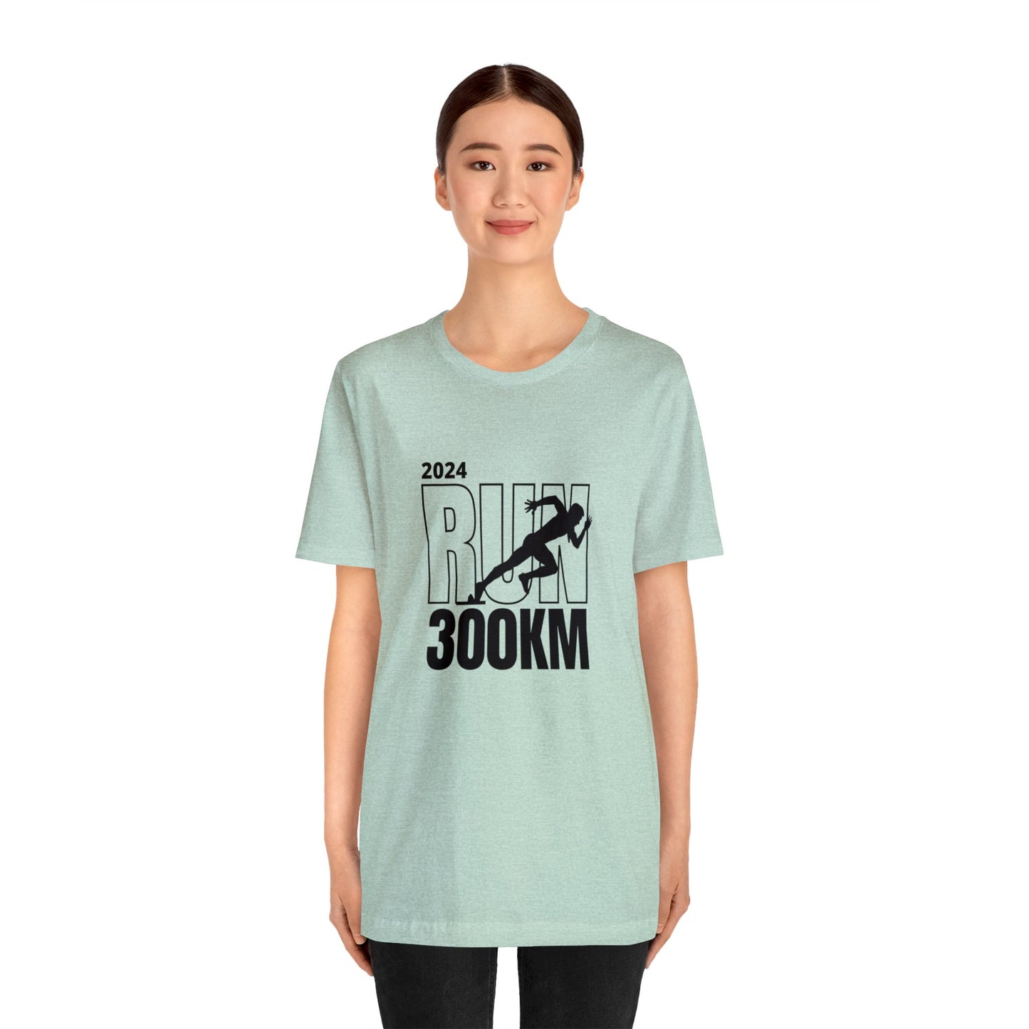 2024 Run And Move Fast Customized Unisex Jersey Short Sleeve Tee