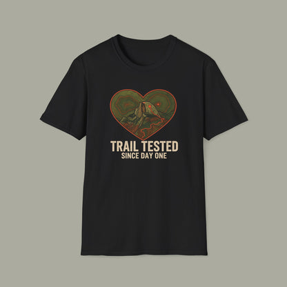 Trail Tested T-Shirt — "Trail Tested Since Day One" Hiking Tee
