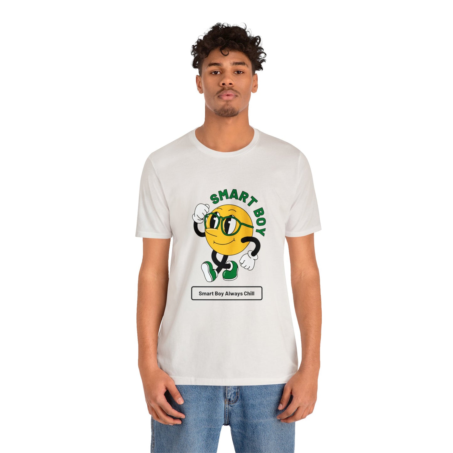 Smart Boy Always Chill Customized Unisex Jersey Short Sleeve Tee