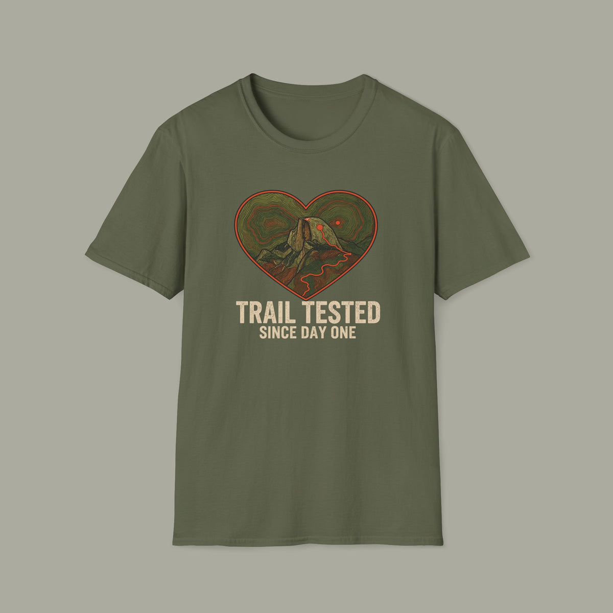 Trail Tested T-Shirt — "Trail Tested Since Day One" Hiking Tee