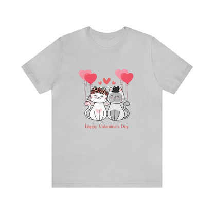 Happy Valentine's Day Unisex Jersey Short Sleeve Tee