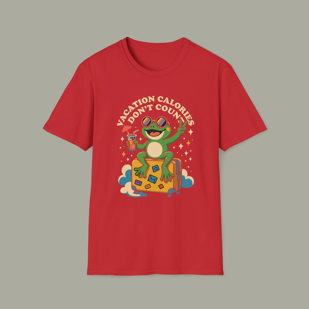 Vacation Calories Don't Count Customized Unisex Jersey Short Sleeve Tee