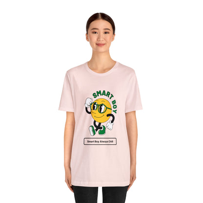 Smart Boy Always Chill Customized Unisex Jersey Short Sleeve Tee