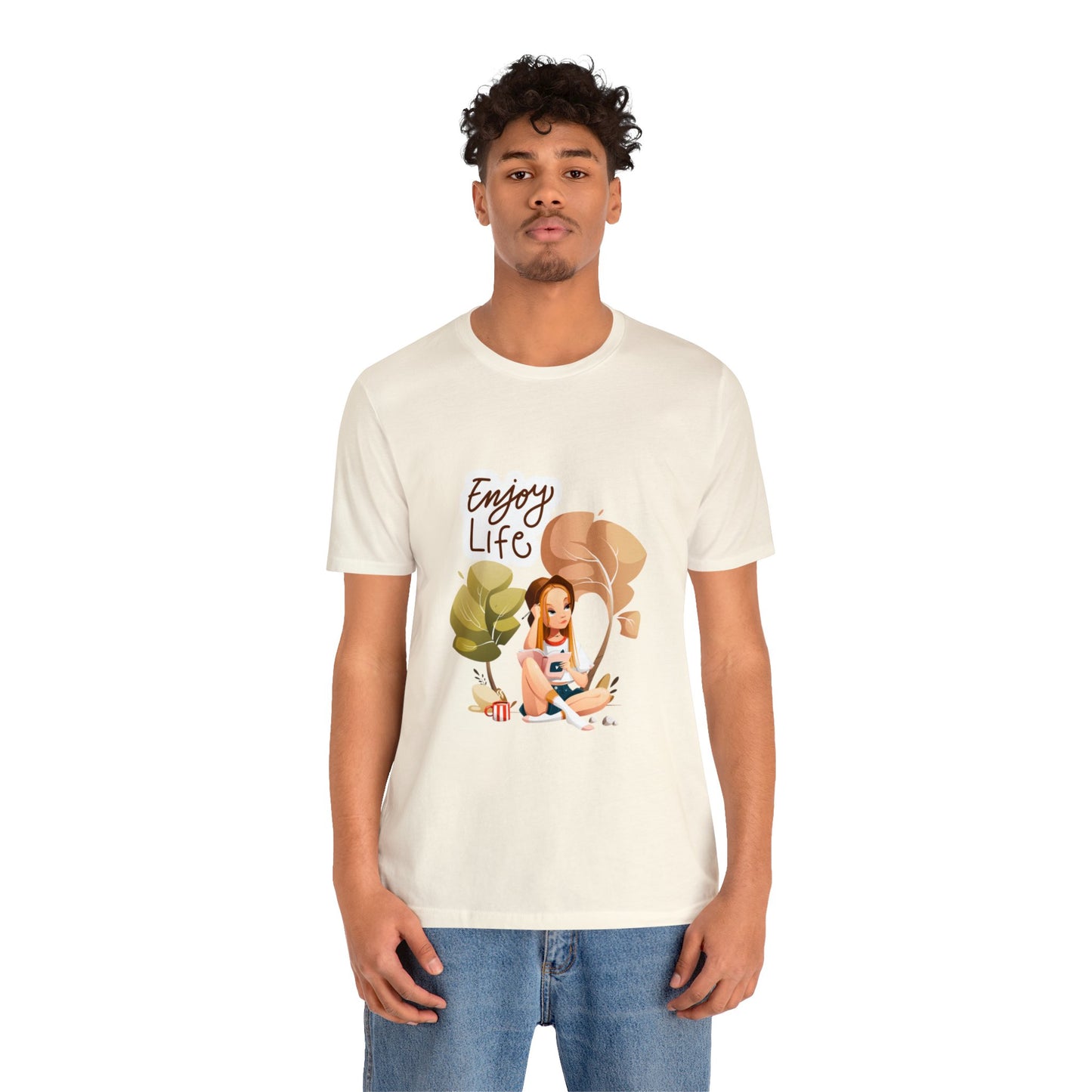 Enjoy Life Customized Unisex Jersey Short Sleeve Tee