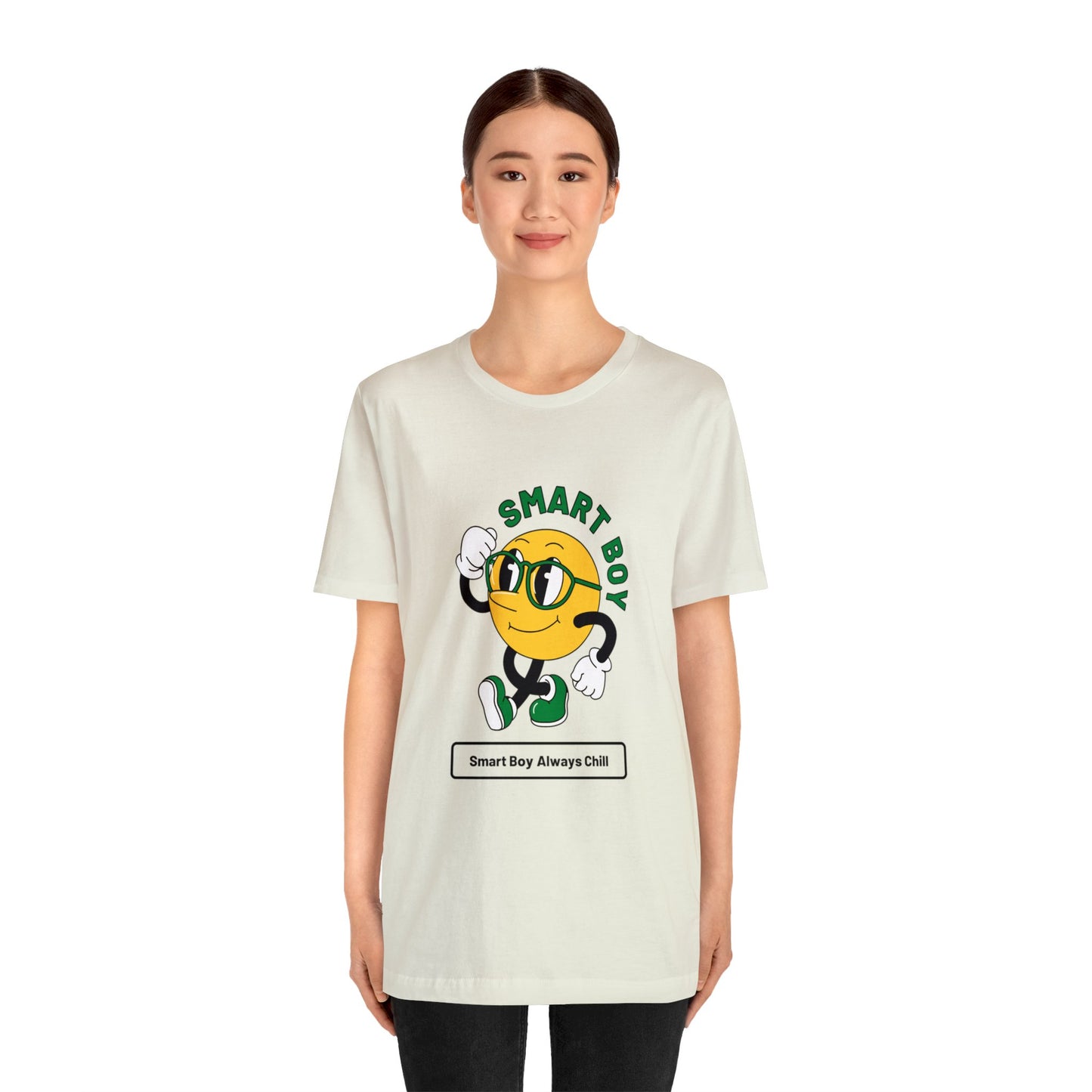 Smart Boy Always Chill Customized Unisex Jersey Short Sleeve Tee