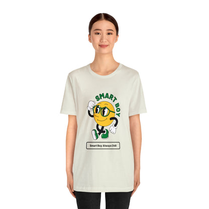 Smart Boy Always Chill Customized Unisex Jersey Short Sleeve Tee