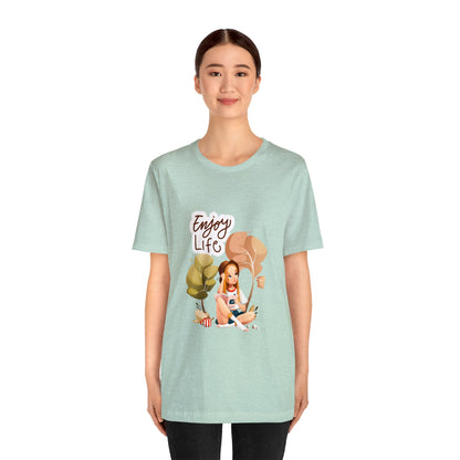 Enjoy Life Customized Unisex Jersey Short Sleeve Tee