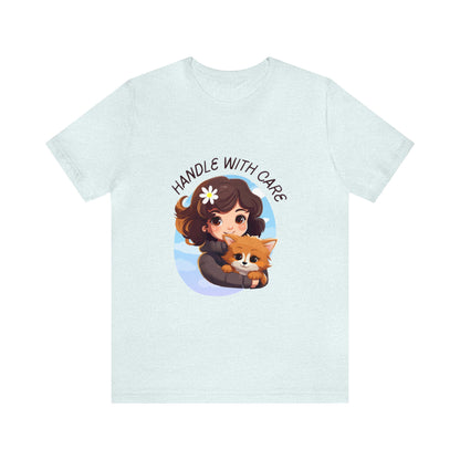 Handle With Care Customized Unisex Jersey Short Sleeve Tee