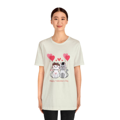 Happy Valentine's Day Unisex Jersey Short Sleeve Tee