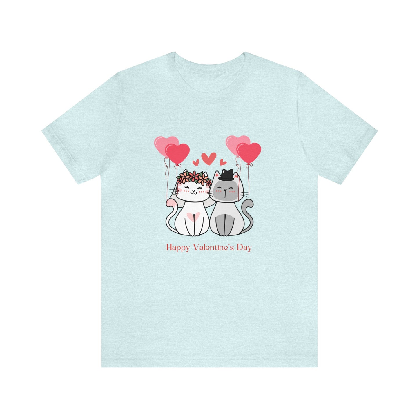 Happy Valentine's Day Unisex Jersey Short Sleeve Tee