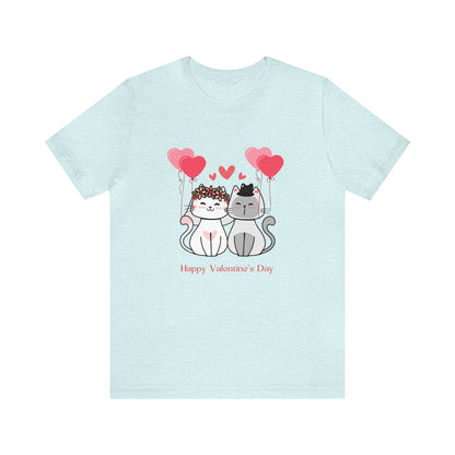 Happy Valentine's Day Unisex Jersey Short Sleeve Tee