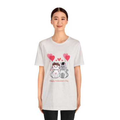 Happy Valentine's Day Unisex Jersey Short Sleeve Tee