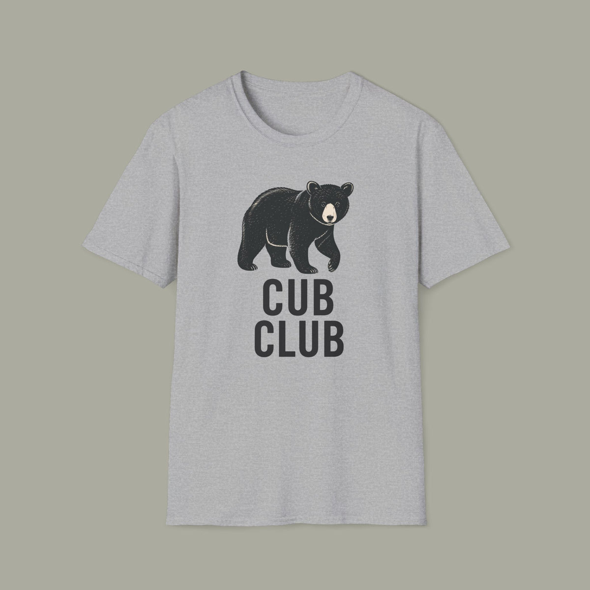 Cub Club T-Shirt — Cute Bear Cub Graphic Tee for Kids & Parents