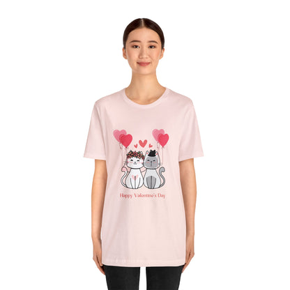Happy Valentine's Day Unisex Jersey Short Sleeve Tee