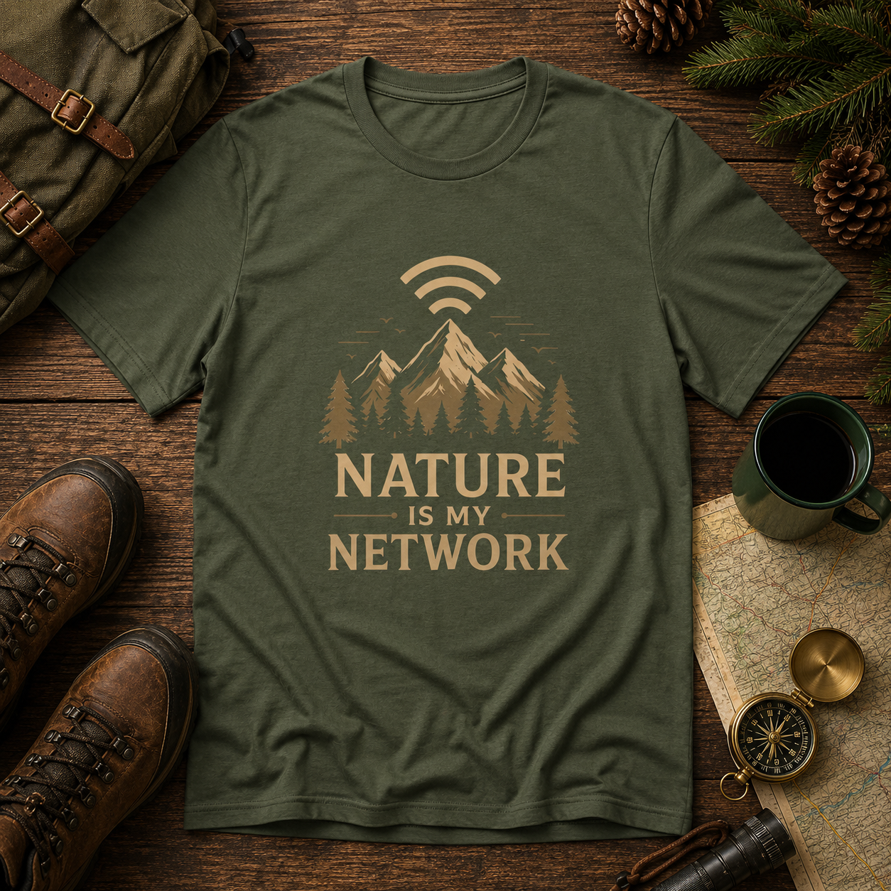 Nature is my Network T-Shirt