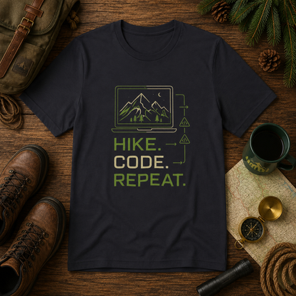 Hike Code Repeat T-Shirt