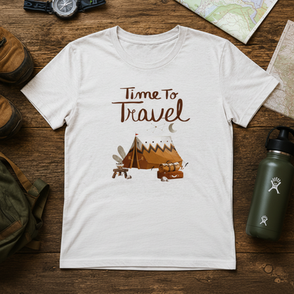 Time To Travel Customized Unisex Jersey Short Sleeve Tee