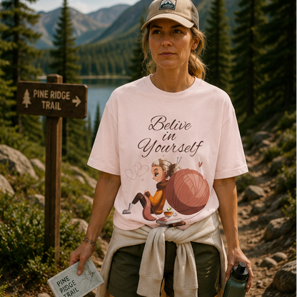 Believe in Yourself Customized Unisex Jersey Short Sleeve Tee