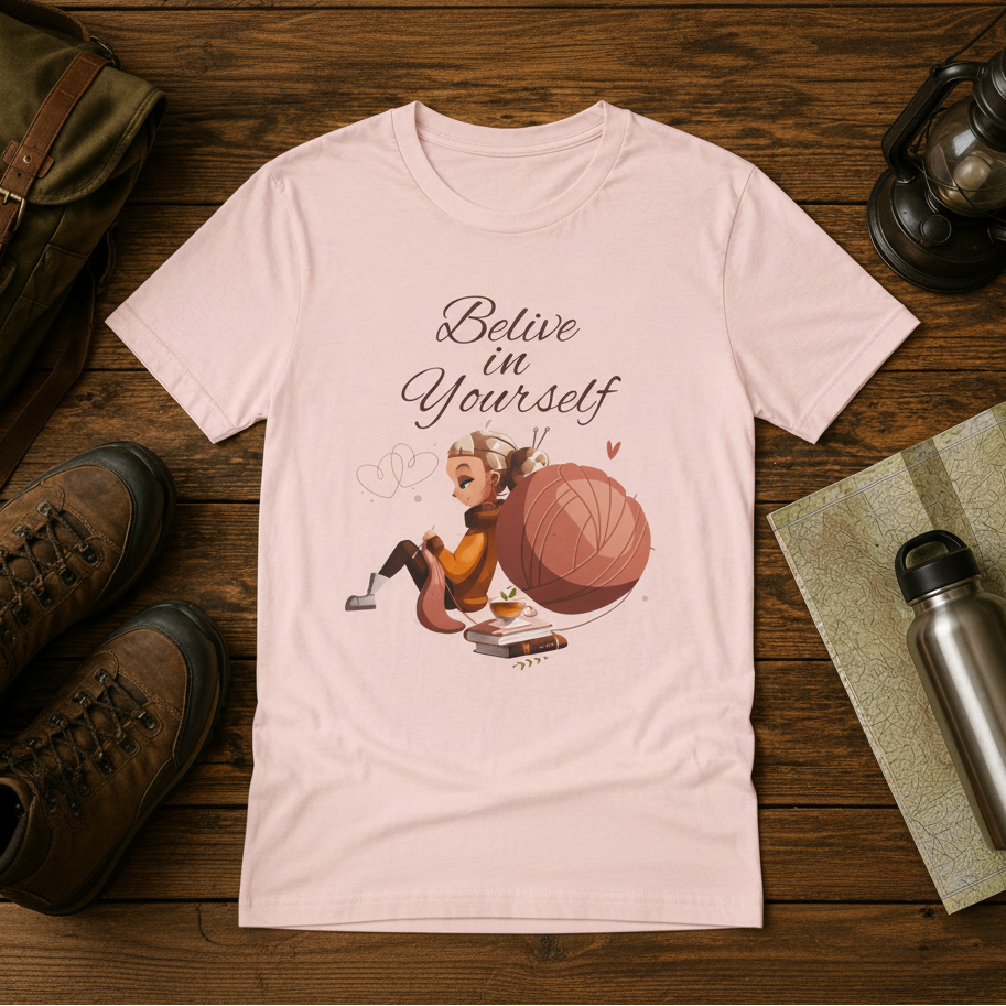 Believe in Yourself Customized Unisex Jersey Short Sleeve Tee