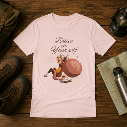 Believe in Yourself Customized Unisex Jersey Short Sleeve Tee