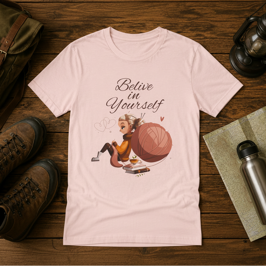 Believe in Yourself Customized Unisex Jersey Short Sleeve Tee
