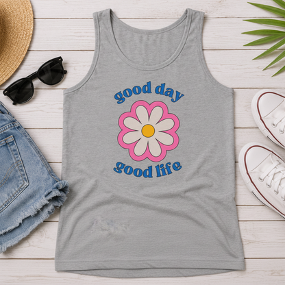 Good Day Good Life Customized Unisex Jersey Tank