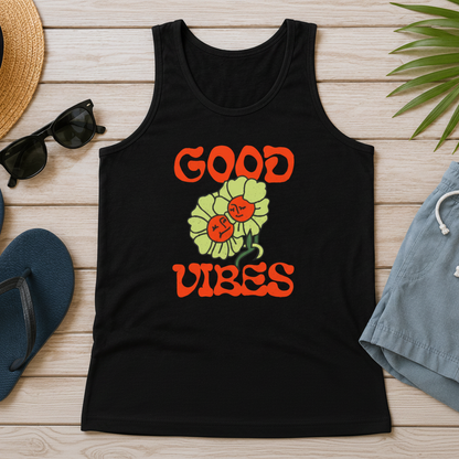 Good Vibes Customized Unisex Jersey Tank