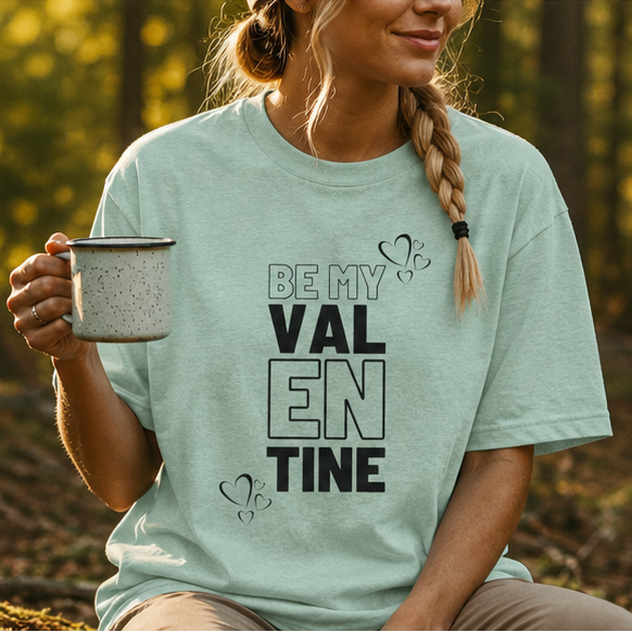 Be My Valentine Customized Unisex Jersey Short Sleeve Tee For Your Love