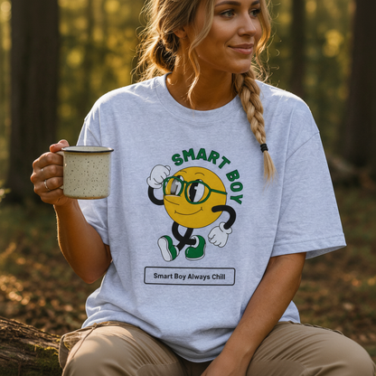 Smart Boy Always Chill Customized Unisex Jersey Short Sleeve Tee