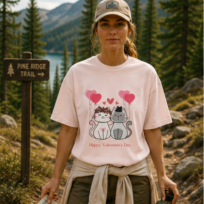 Happy Valentine's Day Unisex Jersey Short Sleeve Tee