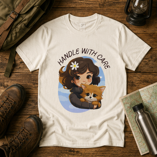 Handle With Care Customized Unisex Jersey Short Sleeve Tee