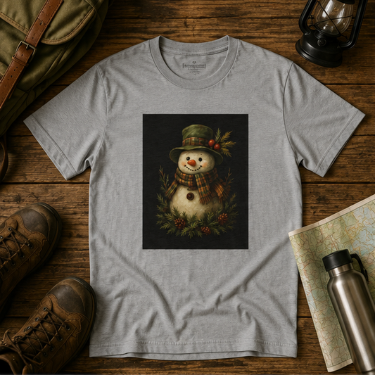 Vintage Snowman T‑Shirt – Retro Holiday Christmas Tee